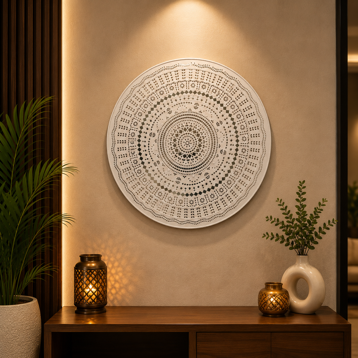 Royal Mandala Lippan Art